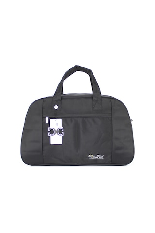 Case Club Orta Boy Seyahat Ve Spor Çantası Omuz Askılı Siyah