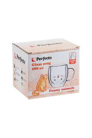 Perfecto Lınea Çift Duvarlı Ve Tabanlı Şeffaf Çay Kupası 280 Ml 312628296 Beyaz