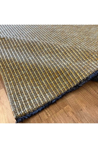 Hoom Rugs Mirel 7310 Yeşil Kaymaz Pamuklu Dekoratif Kilim
