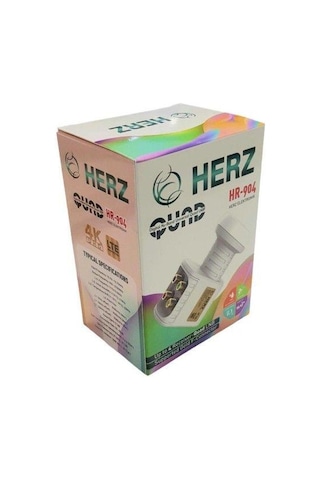 Herz 4lü Dört Çıkışlı Quad Full Hd 4k Uydu Anten Lnb Elembi