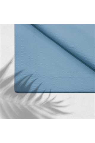 Kuş Gözü Desenli Masa Örtüsü Aqua Mavi-661 - Aqua Mavi