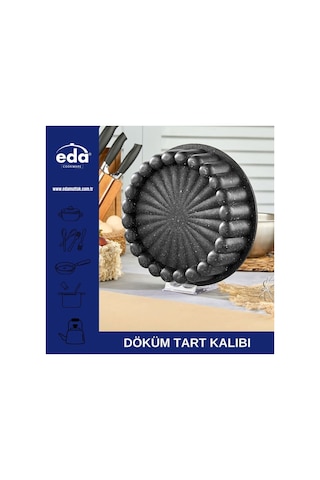 Eda Tart Kek Kalıbı 26 Cm Gri