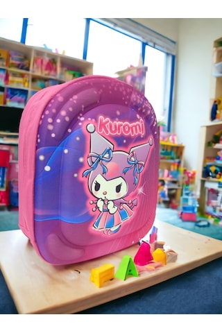 Kromi 3d Kabartmalı Anaokulu Kreş Ve Günlük Kullanım Çantası