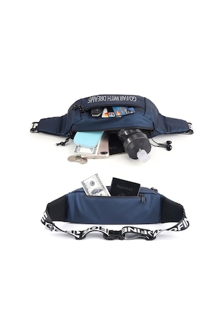 Wondernest Yıpınu Yqm-d1 Multi-feature Open-style Phone Case Crossby Waist Bag, Elegant Storage Chest Bag Altın