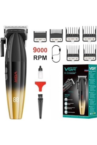 Vgr Saç Kesme Profesyonel Saç Düzeltici Elektrikli Kesme Akülü Saç Kesme Makinesi 9000rpm Giyotin Clipper Erkekler İçin