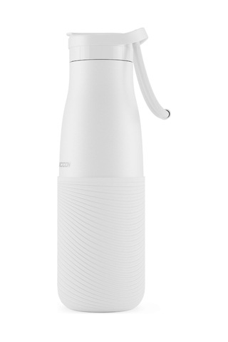 Puccon Beyaz 500 Ml Paslanmaz Çelik Termos - Silikon Kaplı Dalga Okul, Günlük, Kamp - 50018