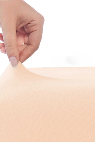Çift Kişilik Düz Penye %100 Pamuklu Lastikli Çarşaf 200x200 Cm Battal Boy Newsheet Somon Çok Renkli