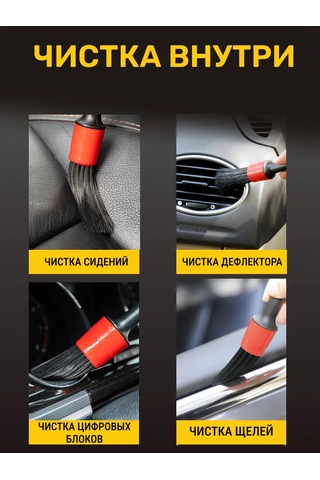 Tenza Home Araç Detaylı Temizlik İçin 5 Parçalık Fırça Seti 231541166