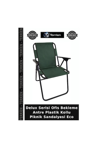 Delux Serisi Ofis Bekleme Antre Plastik Kollu Piknik Sandalyesi Eco Çok Renkli
