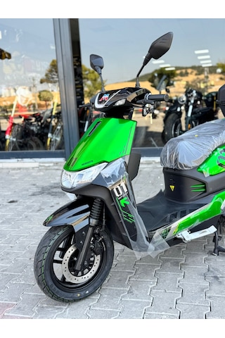Mobilette Tiger 12000 2024 Elektirikli Motosiklet Yeşil