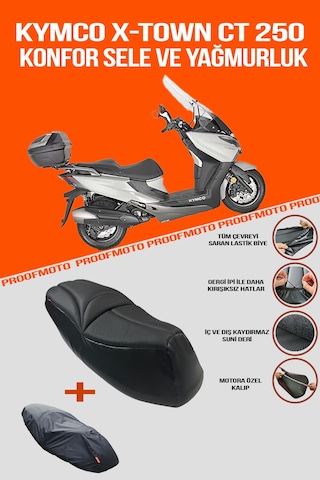 Kymco X-town Ct 250 Konfor Sele Ve Yağmurluk Kılıf