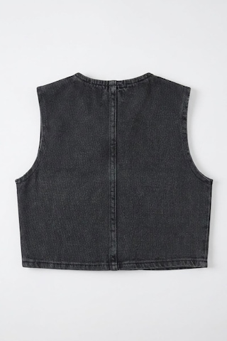 La Ciel Paris Çocuk Denim Yelek Antrasit