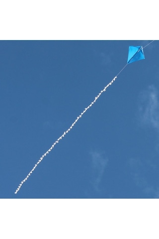 Naylon Elmas Uçurtma - Düz Renk - Orta Boy