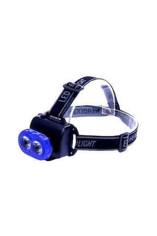 Çift Başlı Pilli Kafa Lambası Wt-059 -Çok Renkli