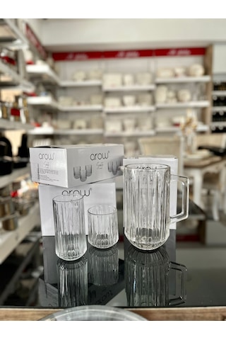Arow Cam Bardak Bardak Takımı 25 Parça