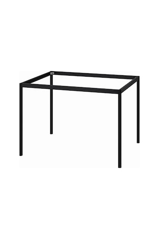 Ikea Siyah Şık Yemek Masası - Yemek Masası İskeleti 110x67x73 Cm