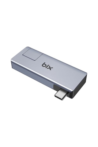 Bix Bx21hb 3in1 Type-c To Usb 3.2 Usb 2.0 Rj45 10/100 Dönüştürücü Adaptör, Apple MacBook Uyumlu, Type C Ethernet Çevirici Usb