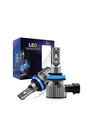 Honmex H11 H8/h9/h11 2 Adet Led Araba Farı 120w 12000lm 6500k Ip68 Su Geçirmez 10-32v Uçak Alüminyum 50000+ Saat Ömürlü