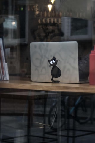Laptop Kedi Stickeri Kedi Stickeri Bilgisayar Üzerine Sticker