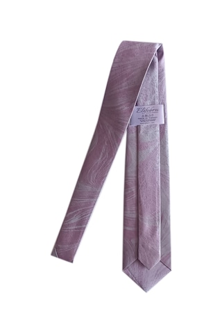 Elifebru Exclusive Handicrafts Ebru Sanatı Saten Kumaş Erkek Gri Pembe Kravat Sakr 144 Gri Pembe 001