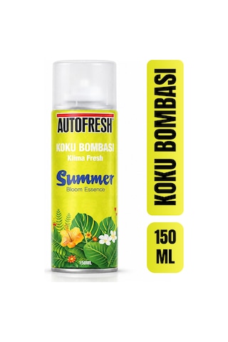 Klima Fresh Koku Bombası 150 Ml Summer Bloom Araç İçi Koku Giderici Sprey