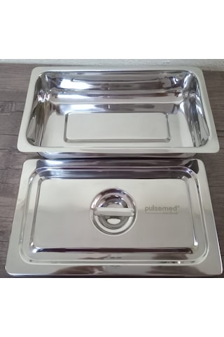 Metal Küvet Kapaklı 20 Cm