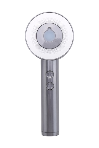 Xurunkeji Mod Elektrikli Masaj Tarağı Taşınabilir Kızılötesi Terapi Tarağı Başlardaki Saç Folikülleri Esans Yağı Aplikatörü, Gri