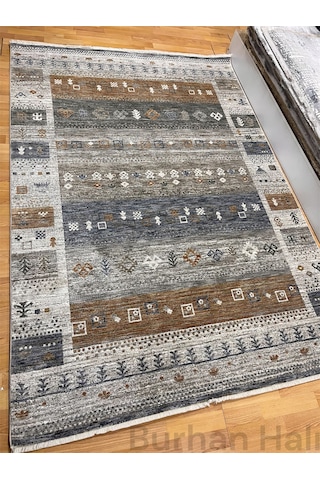 Merinos Halı Valeria Serisi 91010-110 Vintage Etnik Desenli Salon Oturma Odası Halısı Çok Renkli