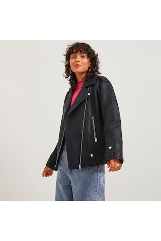 Jjxx Siyah Kadın Pu Deri Ceket 12247404 Siyah