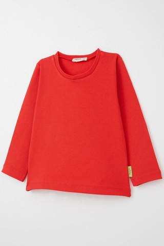 Breeze Kız Bebek Uzun Kollu Tişört Basic 9 Ay-3 Yaş, Narçiçeği Nar Çiçeği