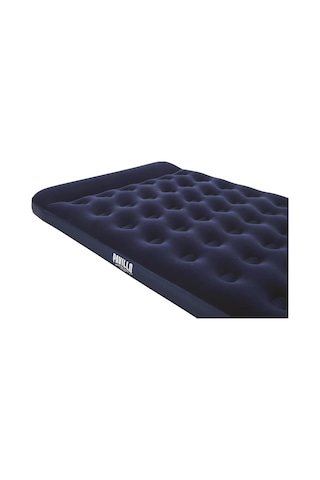 Bestway Pavillo Queen Flocked Air Bed Çift Kişilik Şişme Kamp Yatak Lacivert Lacivert