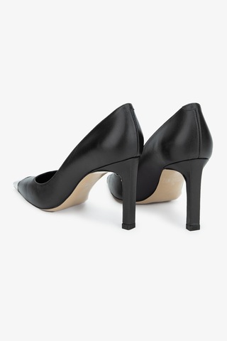 Valmenti Zimzy Kadın Siyah Hakiki Deri Topuklu Ayakkabı 613 27595 Bn Ayk Y24 Siyah