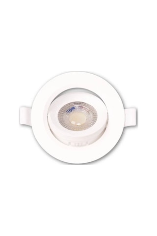 Ack 6 W Sıva Altı Downlıght Spot Beyaz Çerçeve Cct Ayarlanabilir 3 Renk Diğer