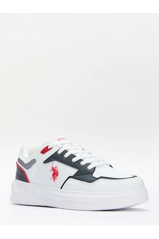 U.S. Polo Assn. U.s Polo Assn. Alucard Erkek Ayakkabi - Beyaz Lacivert Beyaz Lacıvert Beyaz - Lacivert