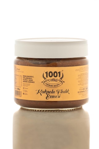 1001 Çiftliği Kakaolu Fındık Ezmesi 280g Katkısız