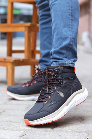 U.s. Polo Assn. Ry Waterproof Bağcıklı Outdoor Erkek Bot 867800000746 01 Siyah Siyah