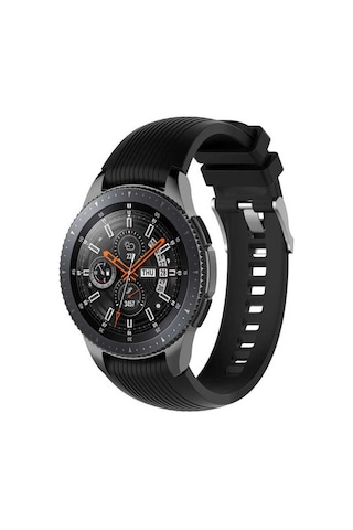 Huawei Watch Gt 3 46mm Uyumlu Kordon Silikon Çizgili Spor Yumuşak Krd-18 Kayış
