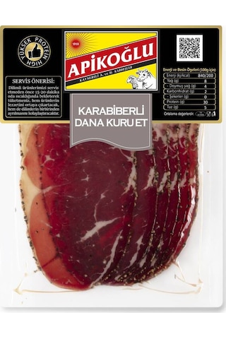 Yüksek Proteinli Karabiberli Dana Kuru Et 70 Gr. Beşli Paket Toplam 350 Gr.