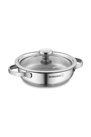 Korkmaz Minika Inox Indüksiyonlu Çelik Tencere Tava Mama Seti