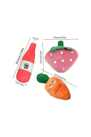 Zyzqstore Pet Diş Çıkarma Oyuncakları, Köpek Çiğnemek İçin Renkli Oyuncaklar Çok Renkli