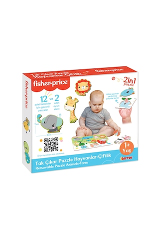 Fisher-price Fisher Price Tak Çıkar Puzzle Hayvanlar Dıy-fp2755