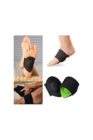 1 Çift Koşu Ark Pedleri Plantar Fasiit Terapi Ark, Topuk Ve Ayak İçin