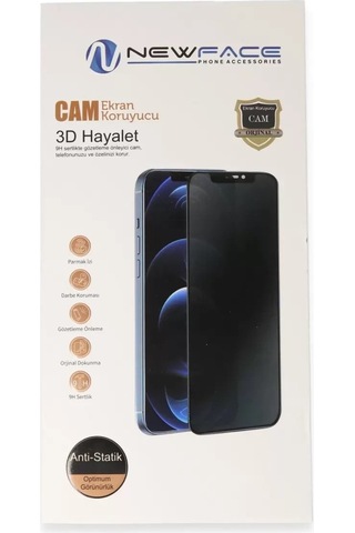 Mey İthalat Apple, Uyumlu iPhone 7 3d Antistatik Hayalet Cam Ekran Koruyucu