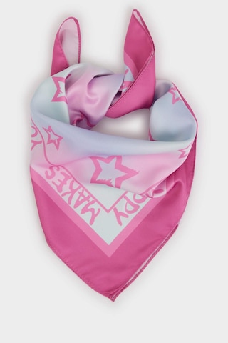 Defacto Desenli Saten Fular Kız Çocuk H4037a826smpn25 Pembe-pn25