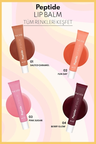 Peptide Lip Balm Spf 30 Nemlendirici Ve Parlatıcı Renkli Dudak Balmı - 04 Berry Glow - Mor 04