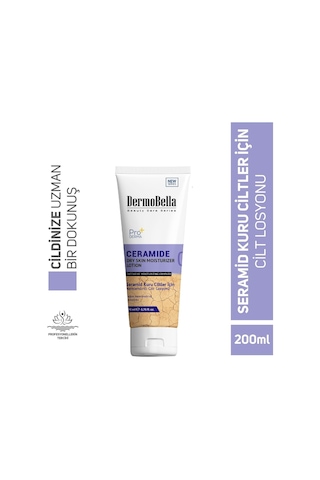 Ceramide Kuru Ciltler Için Nemlendirici Ve Yatıştırıcı Cilt Losyonu 200 Ml