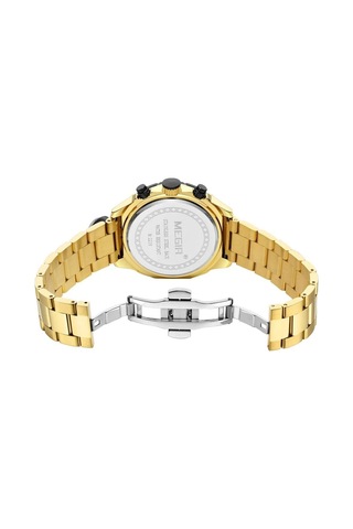 Megır 2219 Tüm Fonksiyonları Aktif Erkek Kol Saati Gold