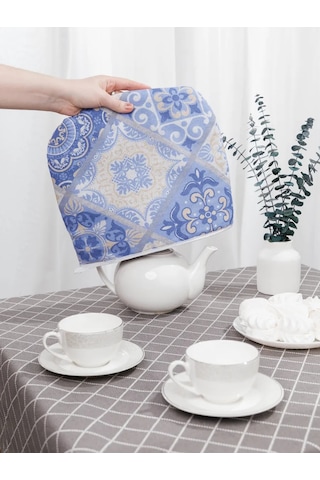 Rukavica Çaydanlık İçin Örgü Sırık / Tencere Kapağı 316332244 Açık Gri