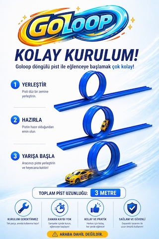 Go Loop Yarış Pisti 3 Mt