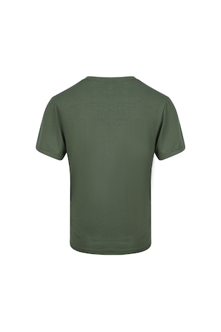 2as Victor Erkek Viloft V Yaka T-shirt Haki Haki